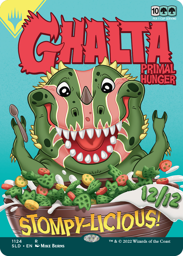 Ghalta, Primal Hunger (Borderless) [Secret Lair Drop Series] | Black Swamp Games