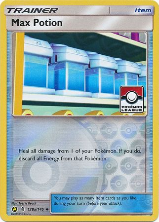 Max Potion (128a/145) (League Promo) [Sun & Moon: Guardians Rising] | Black Swamp Games
