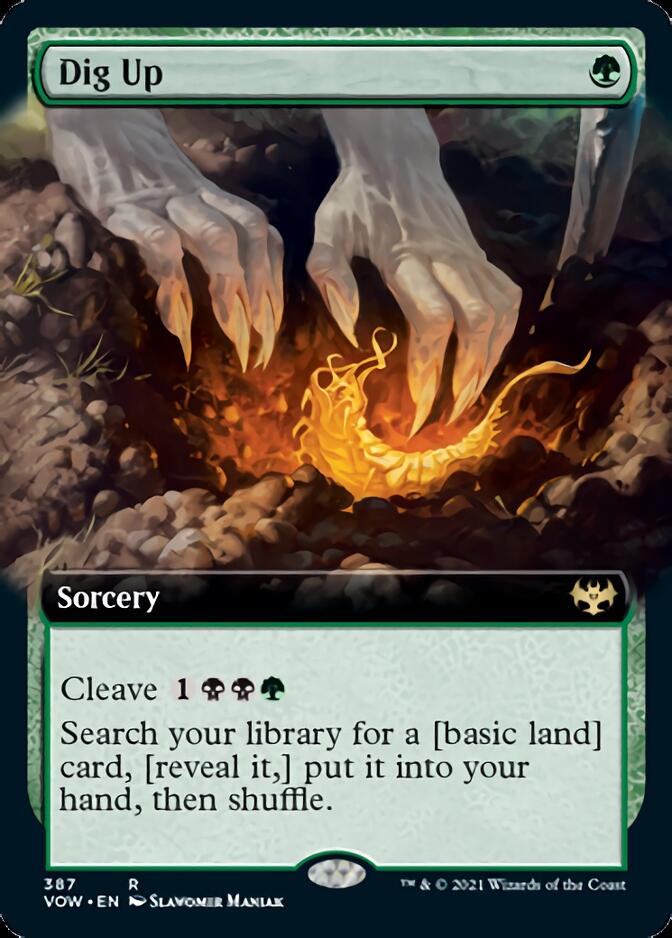 Dig Up (Extended Art) [Innistrad: Crimson Vow] | Black Swamp Games