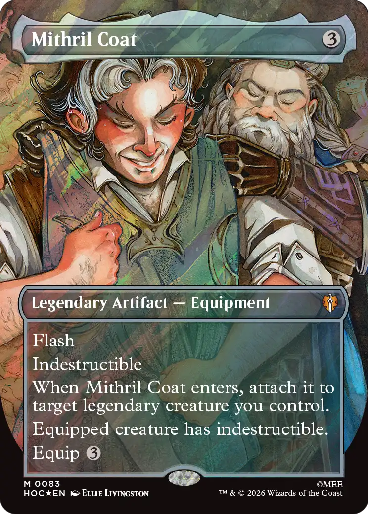 Mithril Coat (Borderless) (Surge Foil) [The Hobbit: Eternal-Legal] | Black Swamp Games
