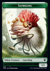 Copy (023) // Saproling Double-Sided Token [Commander Legends Tokens] | Black Swamp Games
