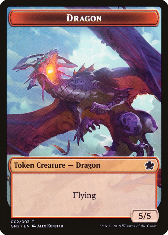 Dragon Token (002/003) [Game Night 2019 Tokens] | Black Swamp Games