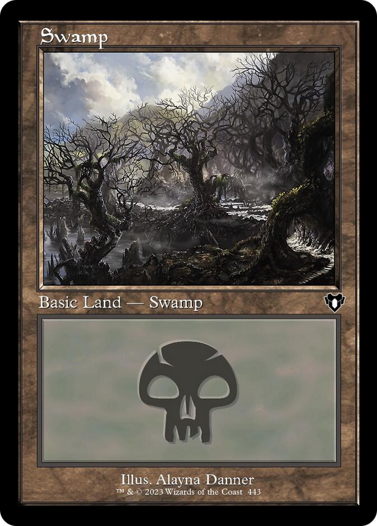 Swamp (443) (Retro) [Commander Masters] | Black Swamp Games