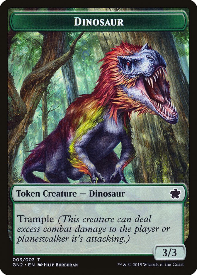 Dinosaur Token [Game Night 2019 Tokens] | Black Swamp Games