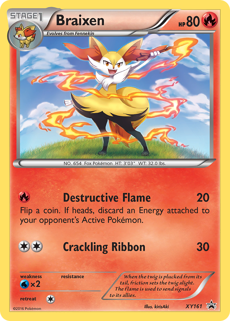 Braixen (XY161) [XY: Black Star Promos] | Black Swamp Games