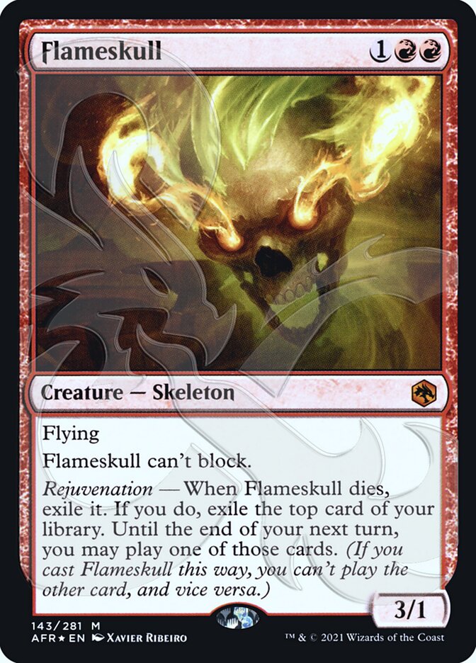 Flameskull (Ampersand Promo) [Dungeons & Dragons: Adventures in the Forgotten Realms Promos] | Black Swamp Games