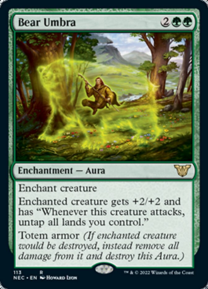 Bear Umbra [Kamigawa: Neon Dynasty Commander] | Black Swamp Games