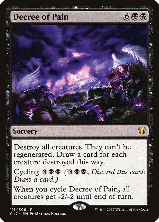 Decree of Pain [Commander 2017] | Black Swamp Games