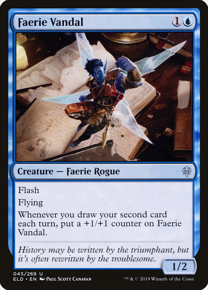 Faerie Vandal [Throne of Eldraine] | Black Swamp Games