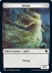 Bird // Spirit Double-Sided Token [Starter Commander Decks] | Black Swamp Games