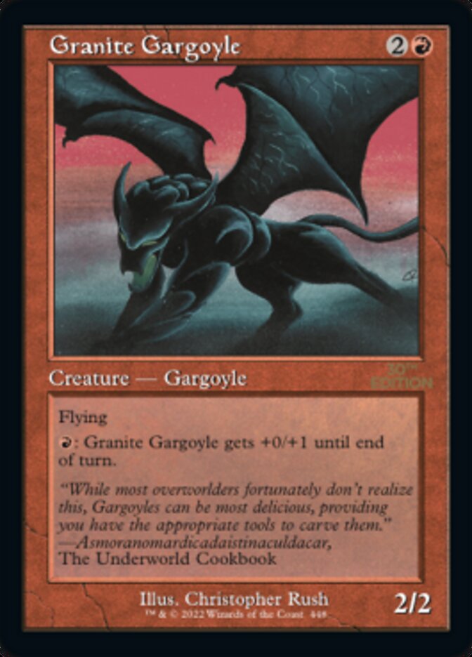 Granite Gargoyle (Retro) [30th Anniversary Edition] | Black Swamp Games