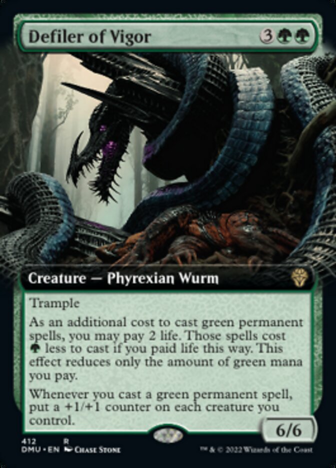 Defiler of Vigor (Extended Art) [Dominaria United] | Black Swamp Games
