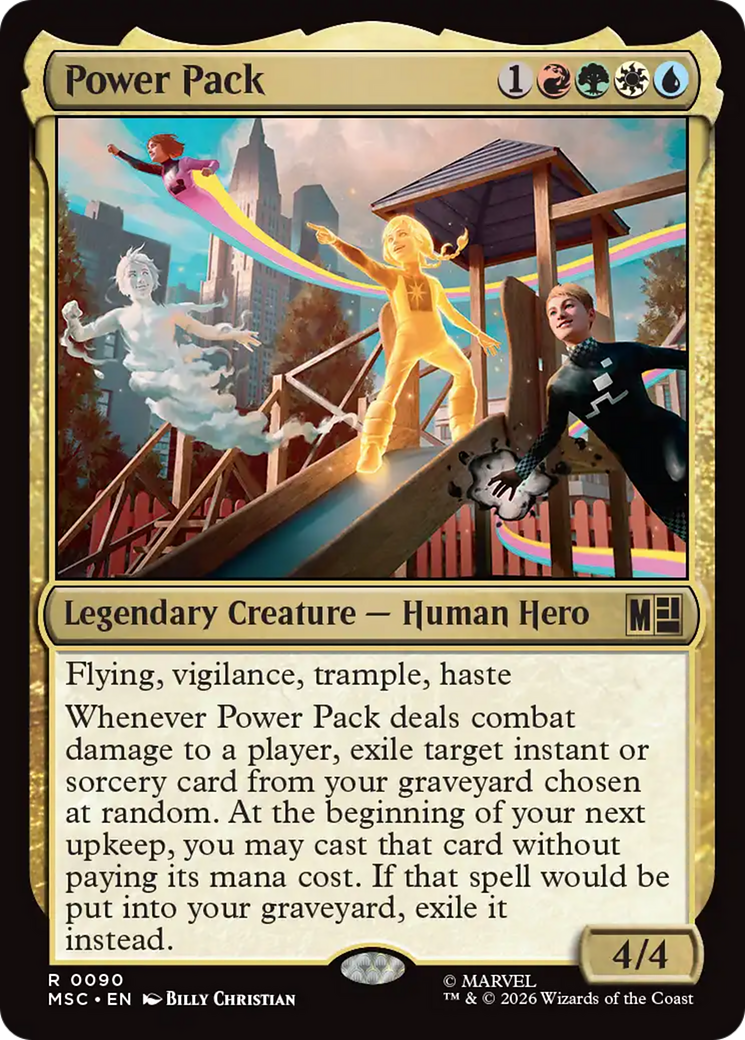 Power Pack (Surge Foil) [Marvel Super Heroes Commander] | Black Swamp Games
