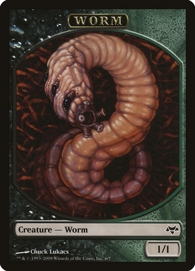 Worm Token [Eventide Tokens] | Black Swamp Games
