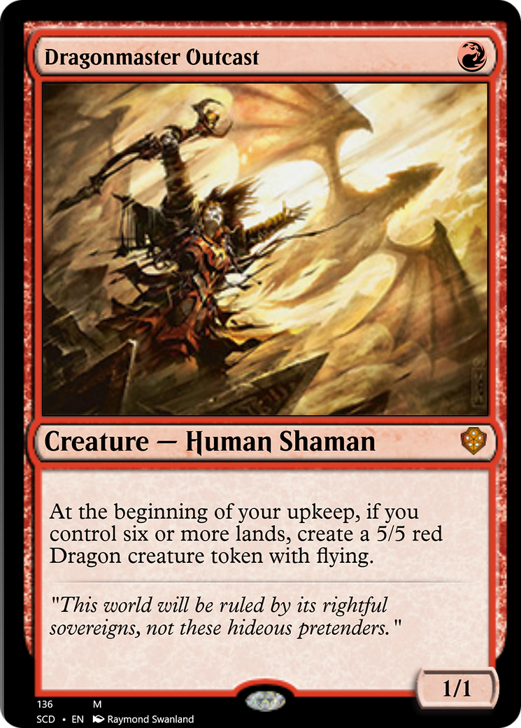 Dragonmaster Outcast [Starter Commander Decks] | Black Swamp Games