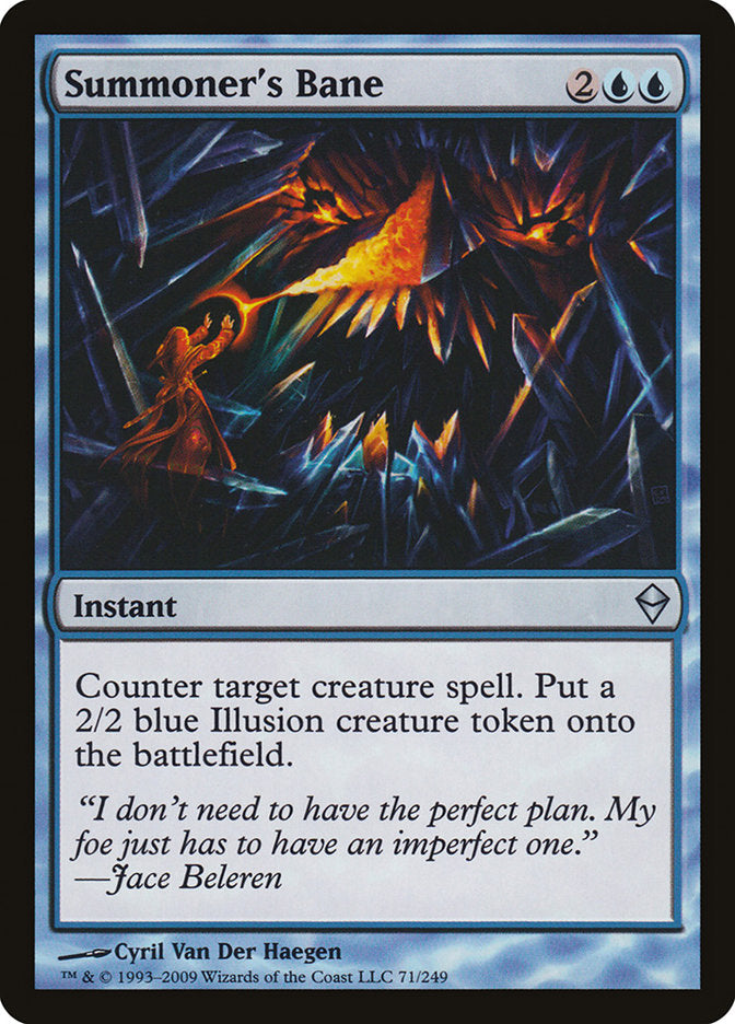 Summoner's Bane [Zendikar] | Black Swamp Games