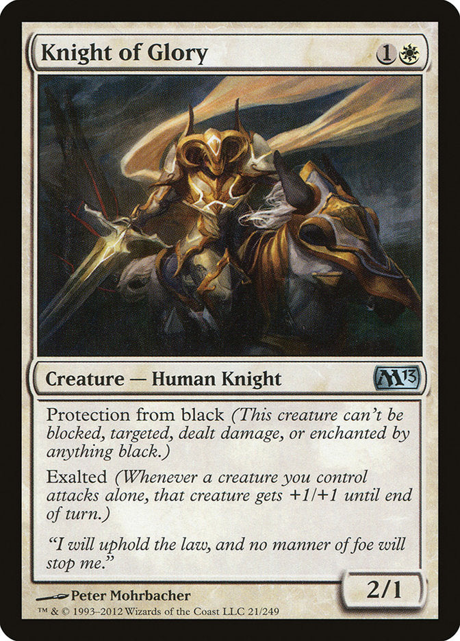 Knight of Glory [Magic 2013] | Black Swamp Games