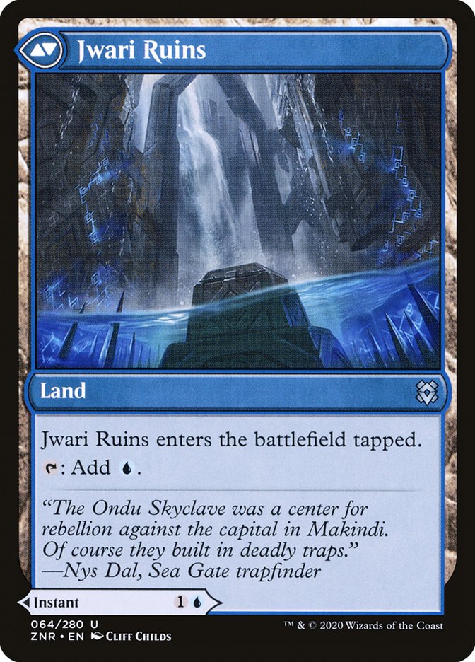 Jwari Disruption // Jwari Ruins [Zendikar Rising] | Black Swamp Games