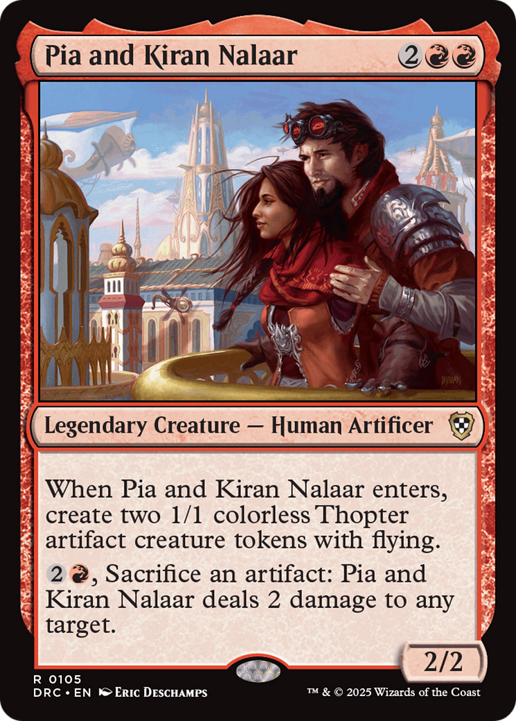 Pia and Kiran Nalaar [Aetherdrift Commander] | Black Swamp Games