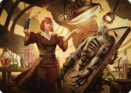 Ashnod, Flesh Mechanist Art Card [The Brothers' War Art Series] | Black Swamp Games