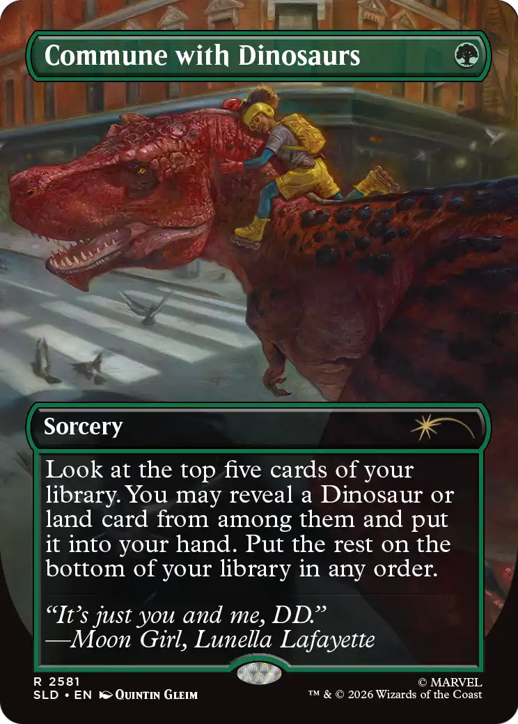 Commune with Dinosaurs [Secret Lair Drop Series] | Black Swamp Games