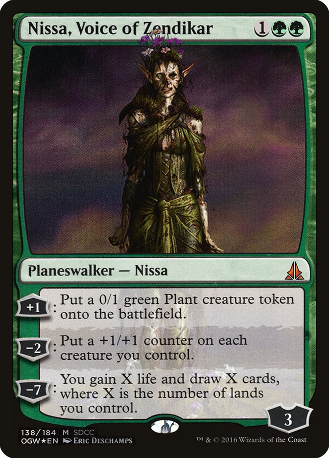 Nissa, Voice of Zendikar [San Diego Comic-Con 2016] | Black Swamp Games