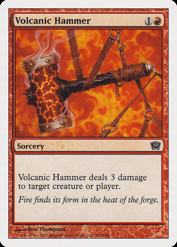 Volcanic Hammer [Ninth Edition] | Black Swamp Games