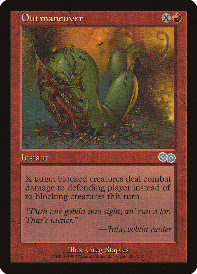 Outmaneuver [Urza's Saga] | Black Swamp Games