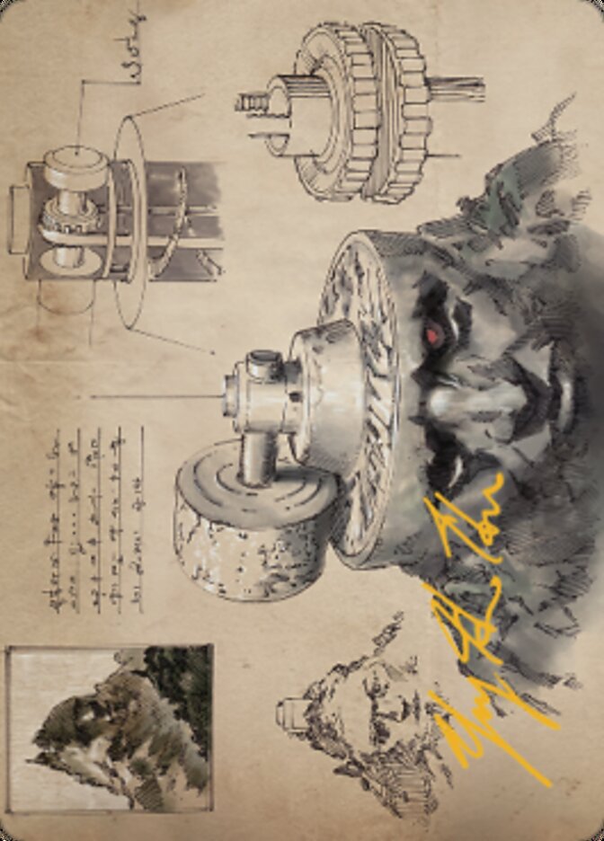 Millstone Art Card (Gold-Stamped Signature) [The Brothers' War Art Series] | Black Swamp Games