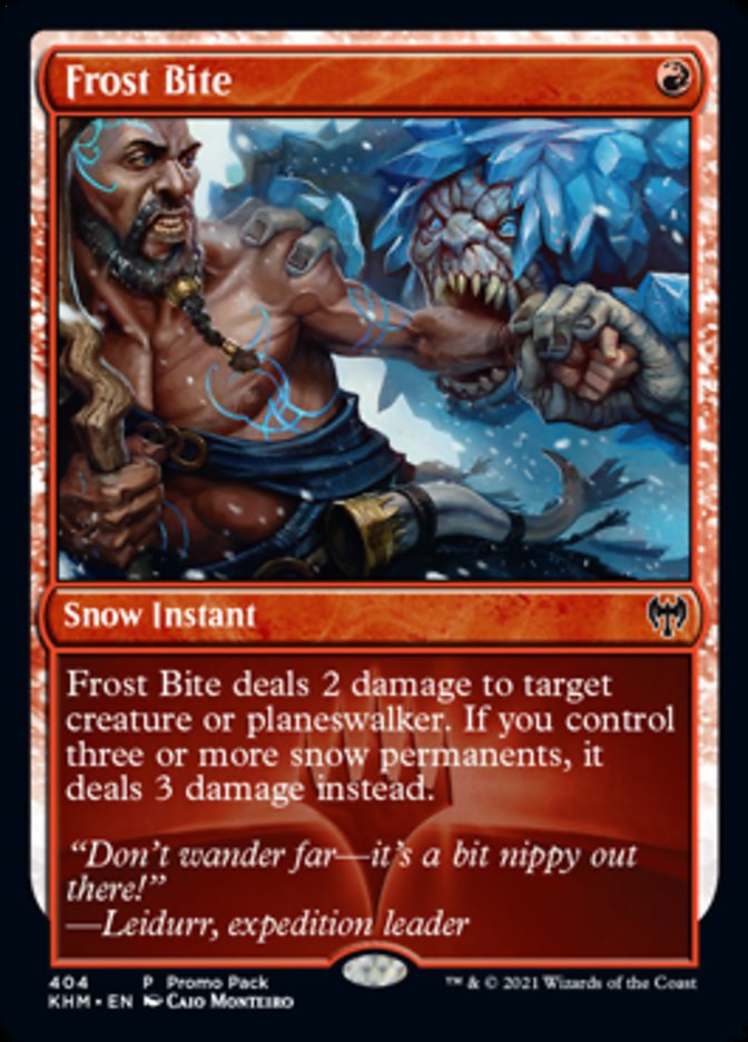 Frost Bite (Promo Pack) [Kaldheim Promos] | Black Swamp Games