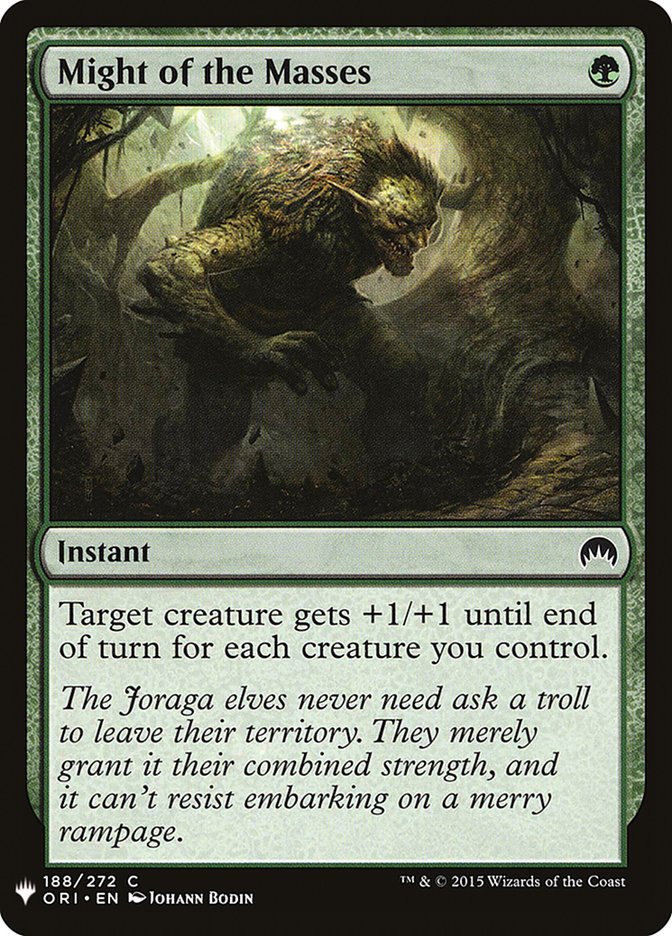 Might of the Masses [Mystery Booster] | Black Swamp Games