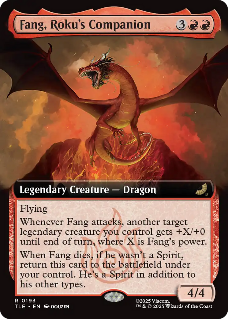 Fang, Roku's Companion (Extended Art) [Avatar: The Last Airbender: Eternal-Legal] | Black Swamp Games