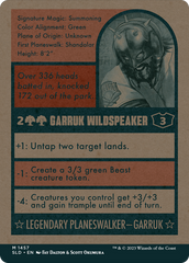 Garruk Wildspeaker [Secret Lair Drop Series] | Black Swamp Games