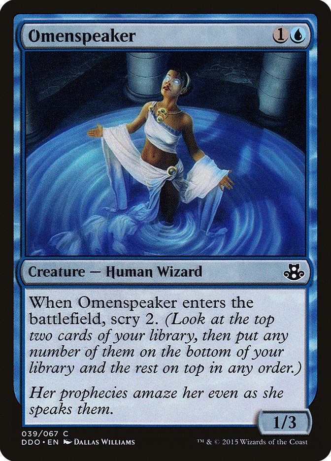 Omenspeaker [Duel Decks: Elspeth vs. Kiora] | Black Swamp Games