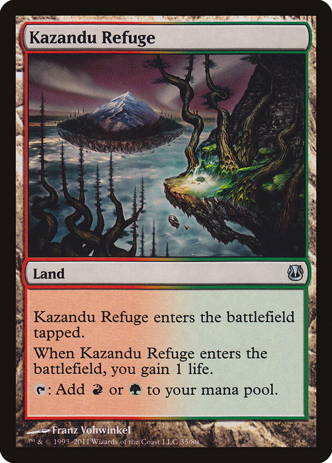 Kazandu Refuge [Duel Decks: Ajani vs. Nicol Bolas] | Black Swamp Games