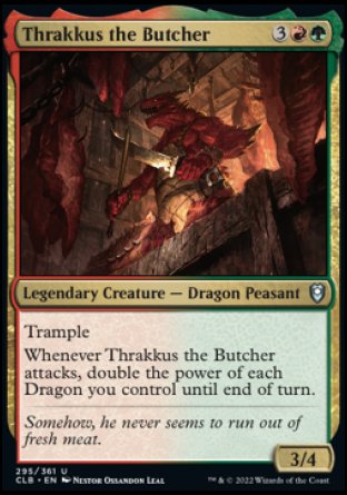 Thrakkus the Butcher [Commander Legends: Battle for Baldur's Gate] | Black Swamp Games