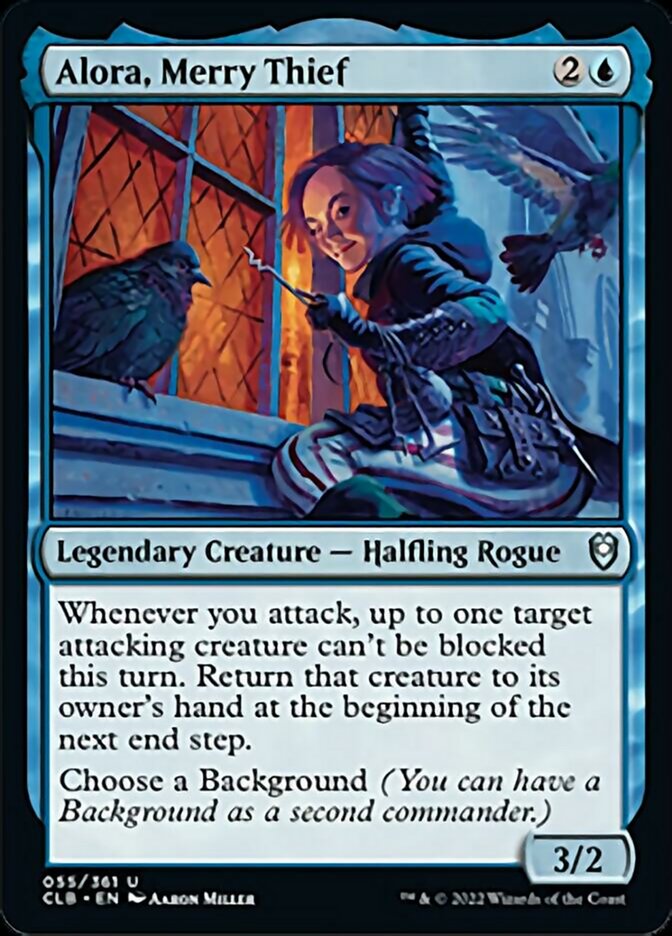 Alora, Merry Thief [Commander Legends: Battle for Baldur's Gate] | Black Swamp Games