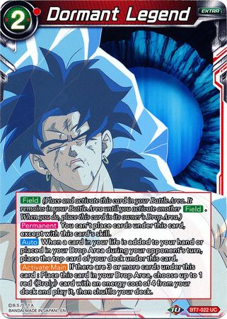 Dormant Legend (BT7-022) [Assault of the Saiyans] | Black Swamp Games