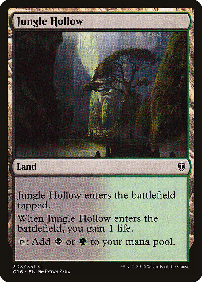 Jungle Hollow [Commander 2016] | Black Swamp Games