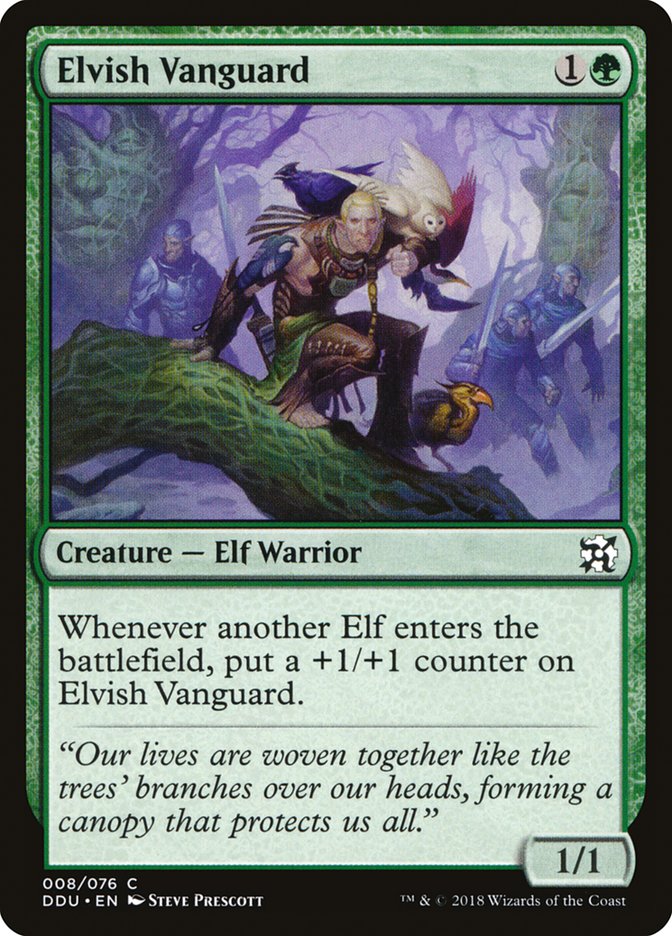 Elvish Vanguard [Duel Decks: Elves vs. Inventors] | Black Swamp Games