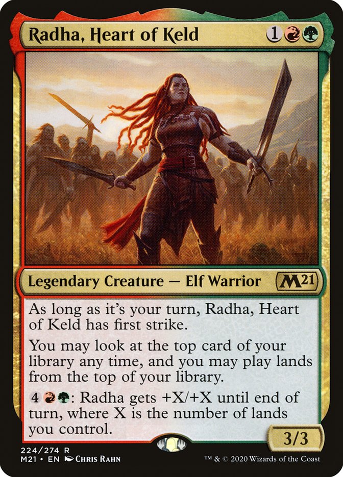 Radha, Heart of Keld [Core Set 2021] | Black Swamp Games