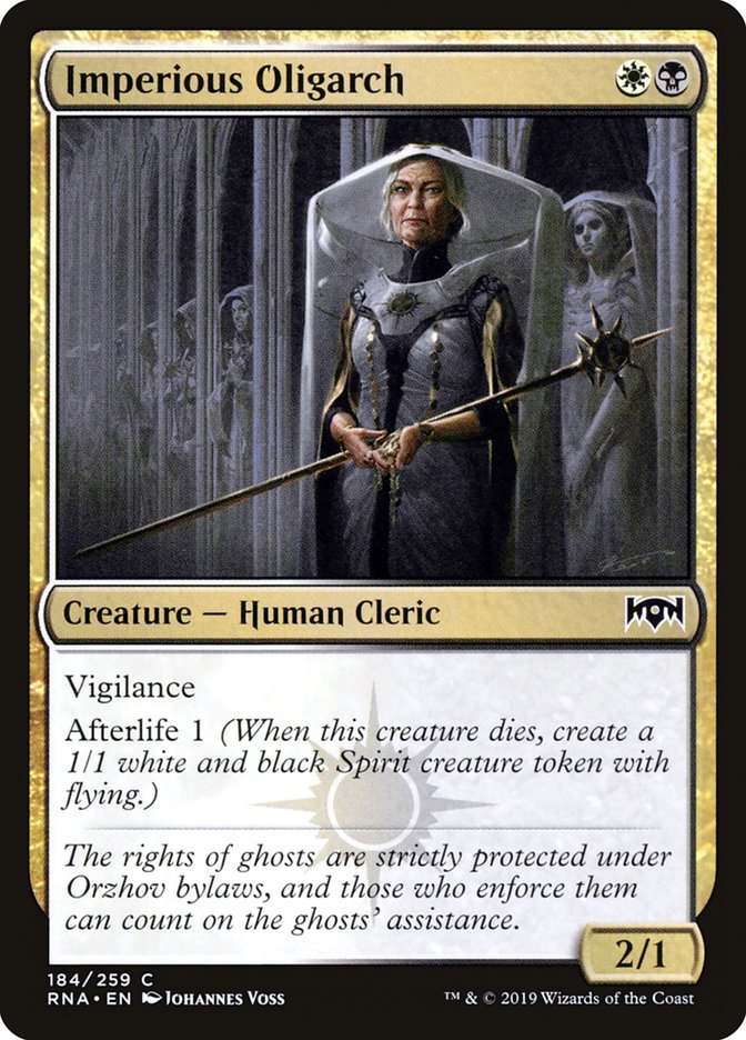 Imperious Oligarch [Ravnica Allegiance] | Black Swamp Games