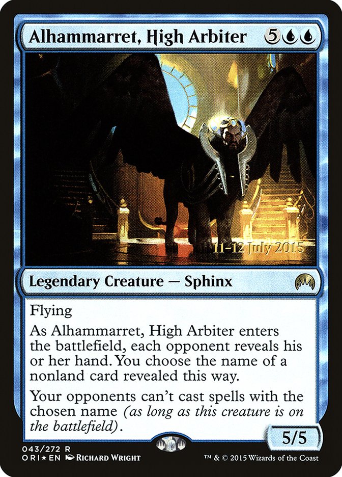 Alhammarret, High Arbiter [Magic Origins Prerelease Promos] | Black Swamp Games