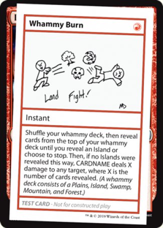 Whammy Burn (2021 Edition) [Mystery Booster Playtest Cards] | Black Swamp Games