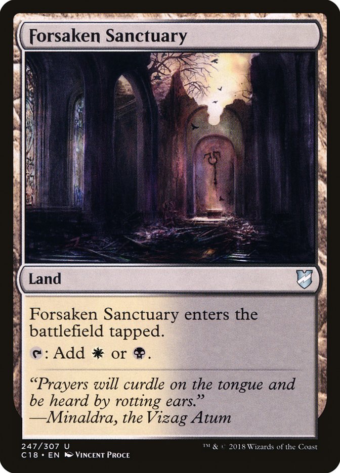 Forsaken Sanctuary [Commander 2018] | Black Swamp Games