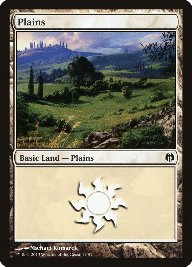 Plains (41) [Duel Decks: Heroes vs. Monsters] | Black Swamp Games