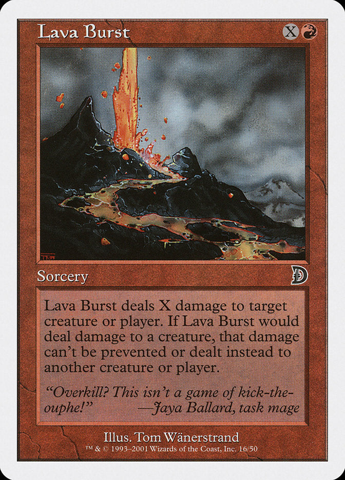 Lava Burst [Deckmasters] | Black Swamp Games