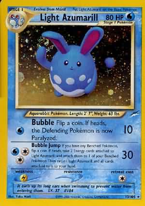 Light Azumarill (13/105) [Neo Destiny Unlimited] | Black Swamp Games