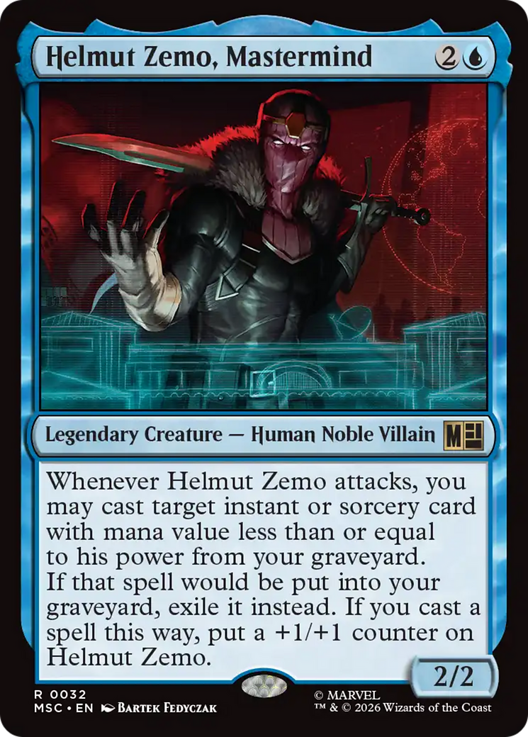 Helmut Zemo, Mastermind [Marvel Super Heroes Commander] | Black Swamp Games