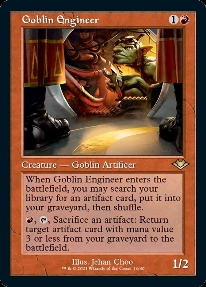 Goblin Engineer (Retro) [Modern Horizons] | Black Swamp Games